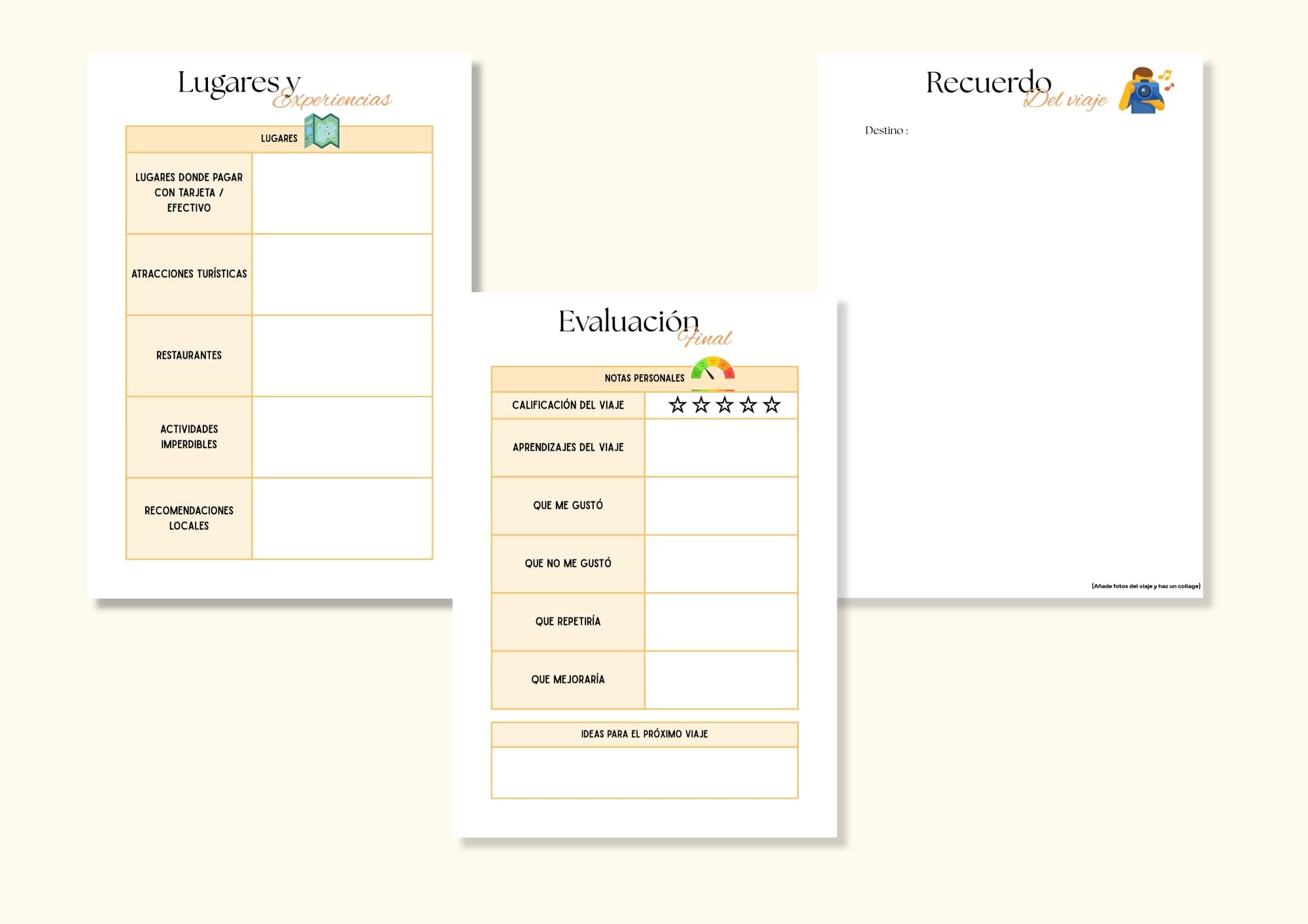 Planner de viaje🧳
