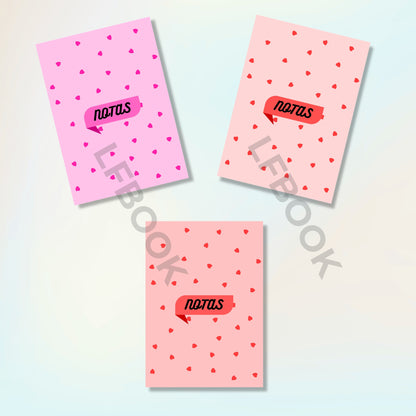 Pack de 3 Libretas Rayadas – Tamaño B7