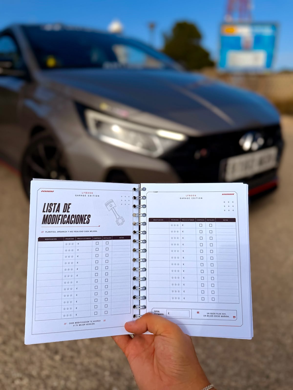 Mi Coche, Mi Planner – Edición Personalizada